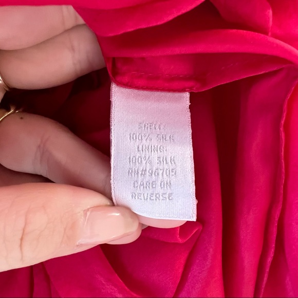 Rebecca Taylor Pink Silk Embellished Hem Mini Dress - Picture 4 of 4